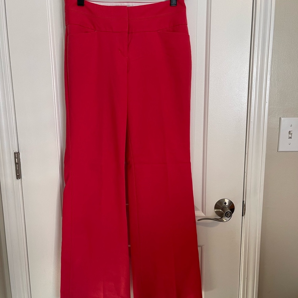 Express Vibrant Pink Wide-Leg Pants